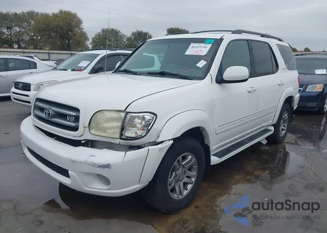 2004 Toyota Sequoia Limited V8 from USA, damaged, VIN 5TDBT48A34S206436